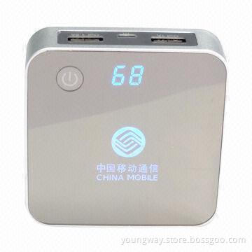 Power Bank, 8,400mAh Capacity, Sized 73 x 73 x 22mm